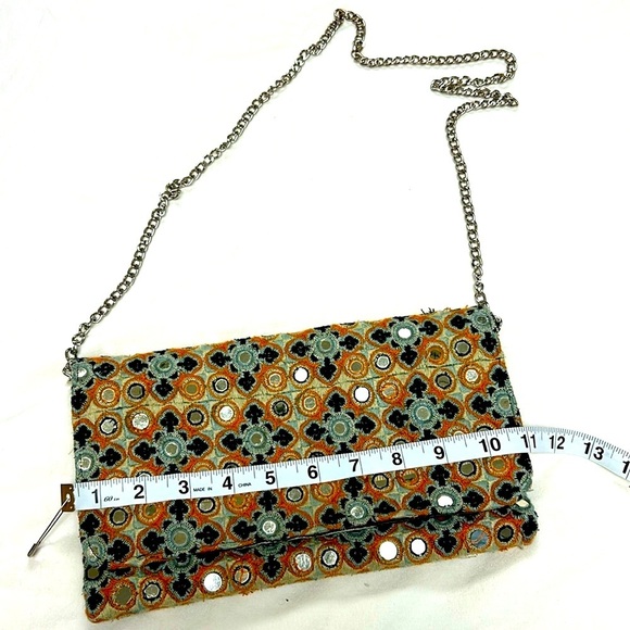 Boho Shiny Statement Bag | Purchased in St. Tropez | Beach 55 Boutique | 250€ - Picture 3 of 5